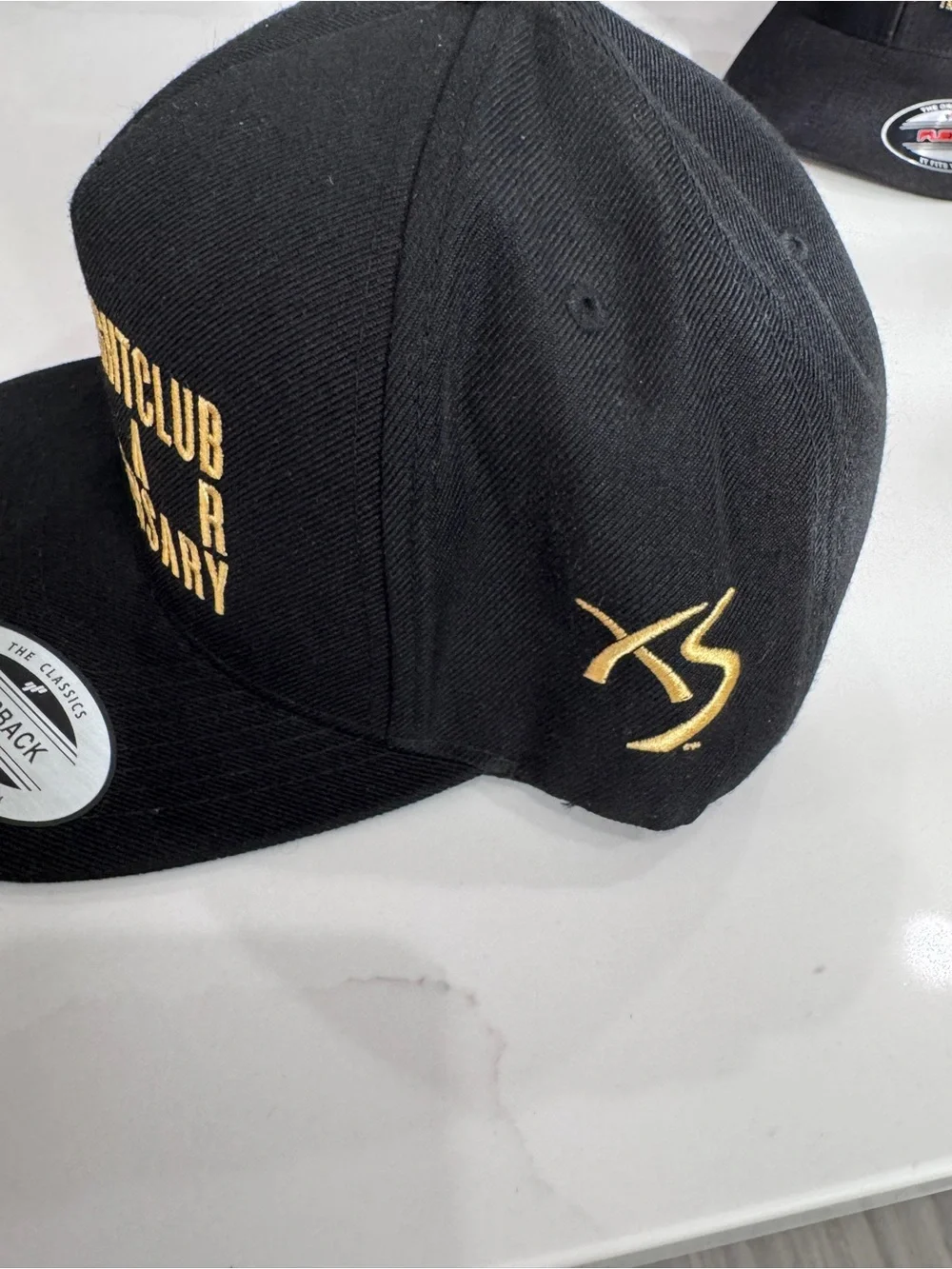 Snapback Hat - Black/Gold